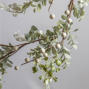 Olive & White Berry Garland view 2