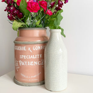 Milk Bottle Vase- Mint view 1