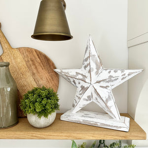 Wooden Standing Star view 3