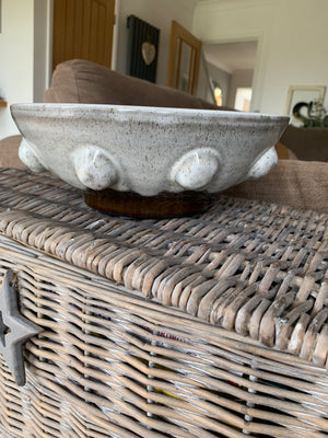 Natural/Terracotta Glazed Bowl view 1