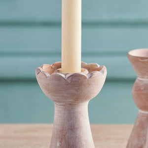 Terracotta Waterlily Candle Holder view 2