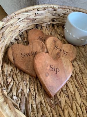 Emotive Heart Coasters - Set of 4 view 1
