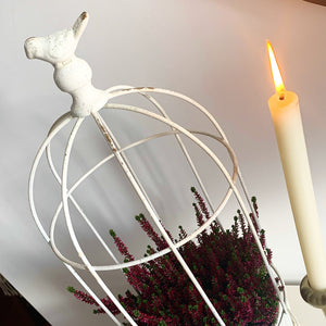 Tall White Bird Plant Stand view 7
