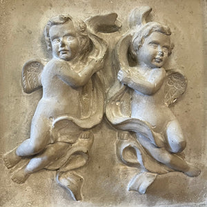French Cherub Plaque view 3