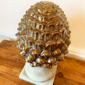 Large Bronze & Cement Acorn view 4