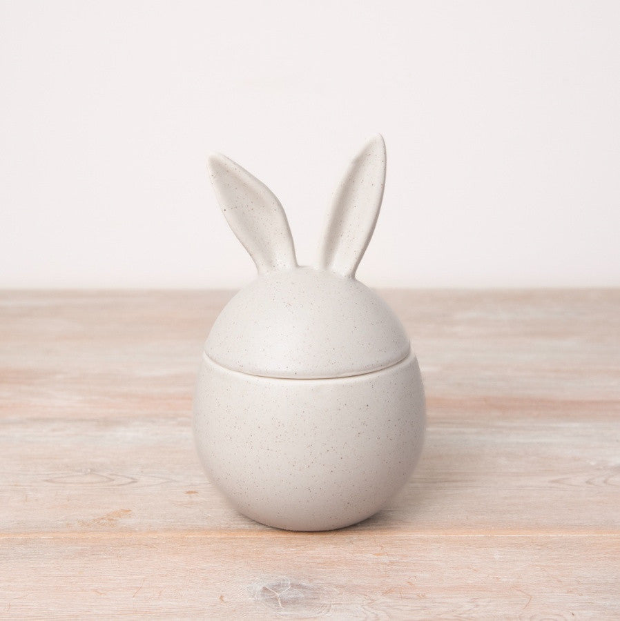 Speckled Bunny Storage Pot