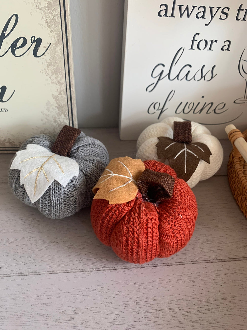 Knitted Pumpkins