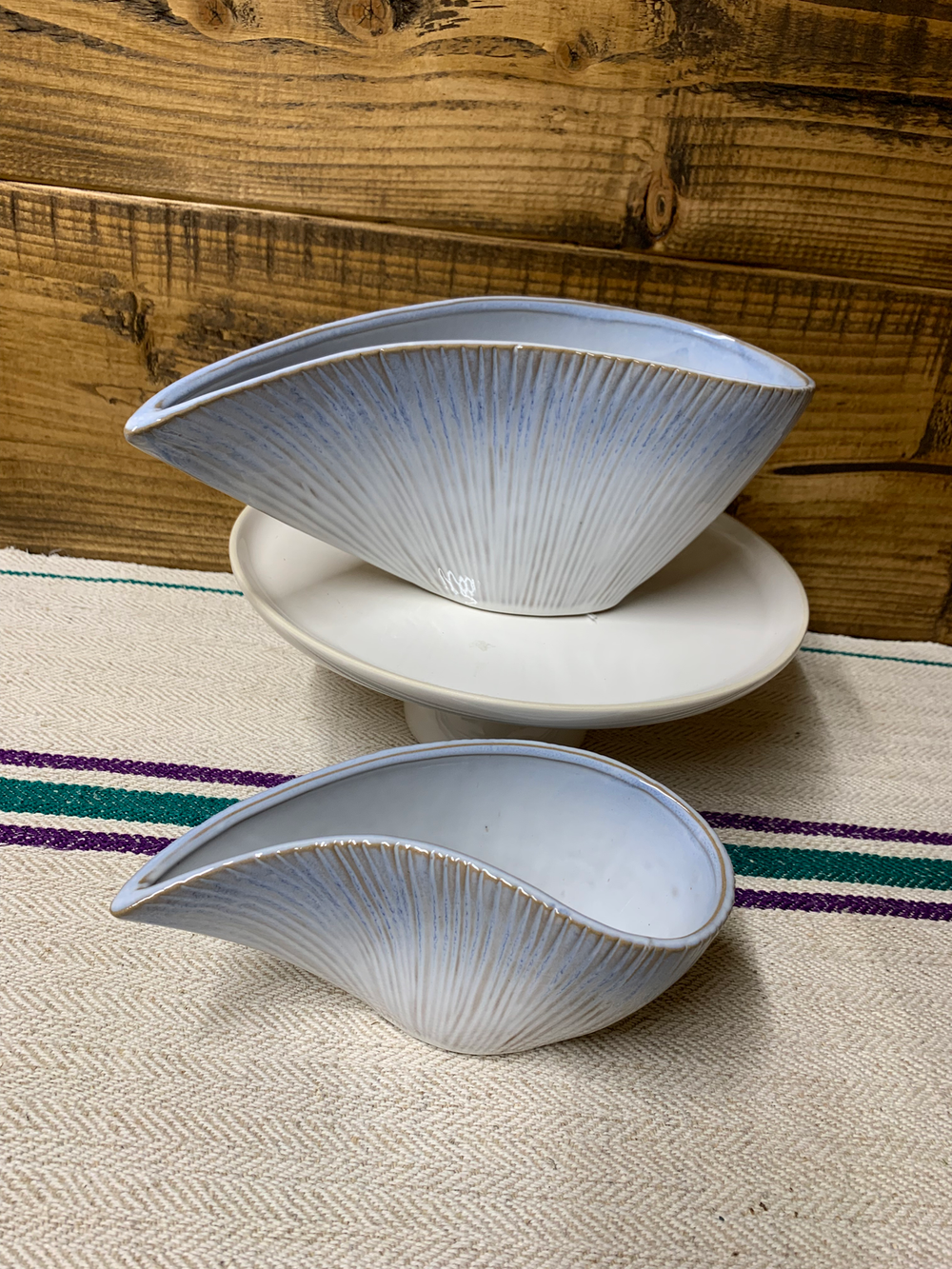 Blue Ombré Shell Bowl