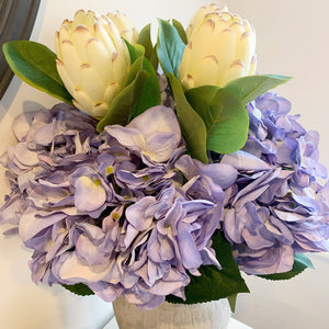 Lilac Hydrangea Stem view 4