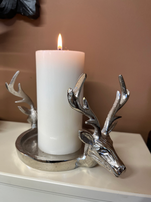Double Headed Stag Candle Holder view 2