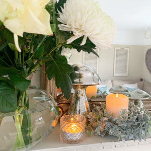 Small Round Glass Candle Votive view 3