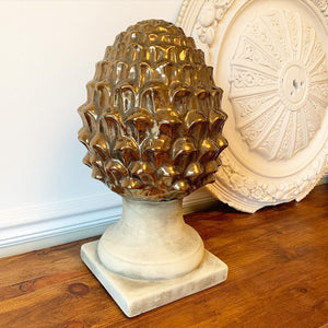 Large Bronze & Cement Acorn view 3