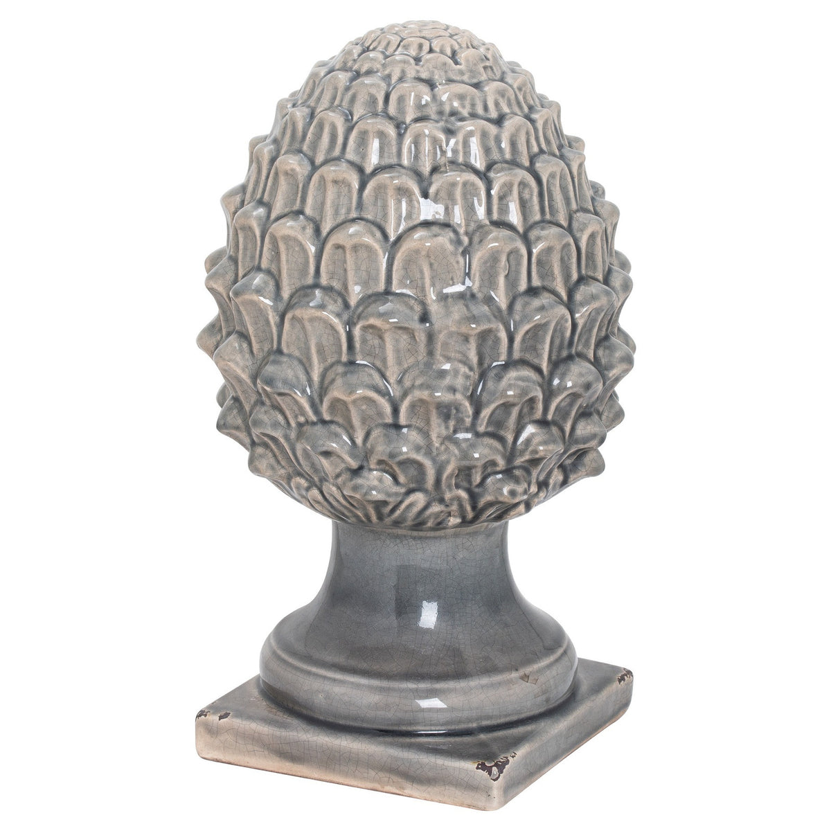 Large Decorative Grey Acorn