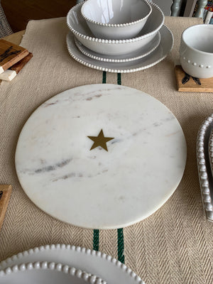 Marble Cheeseboard - Round view 2
