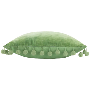 Velvet Pompom Cushion view 3