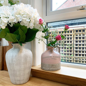 White Hydrangea Stem view 6