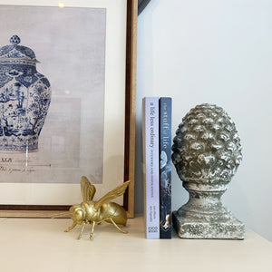 Grey Stone Pinecone Ornament view 2