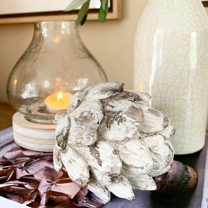 Rustic painted Artichoke view 3