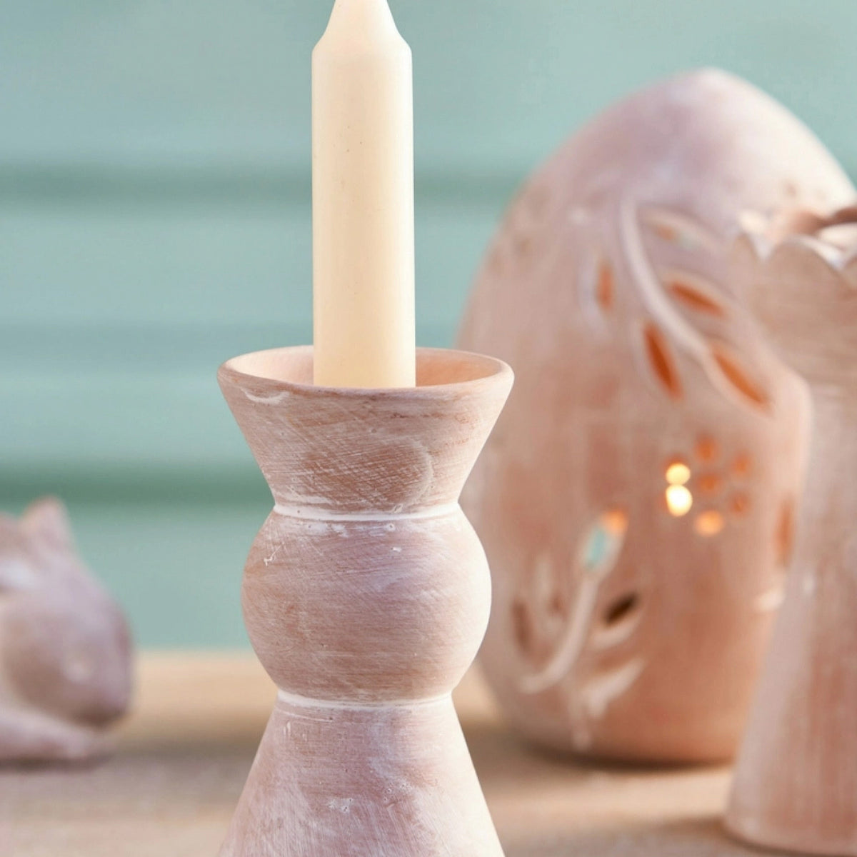 Terracotta Anarkoloi Candle Holder