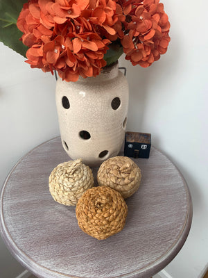 Straw Pumpkins view 1