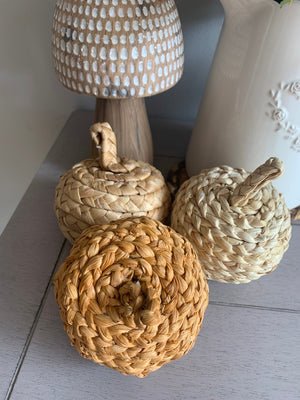 Straw Pumpkins view 2