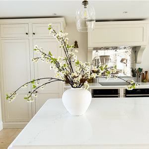 White Cherry Blossom Spray view 1