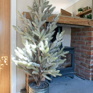 Snowy Christmas Tree view 1