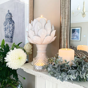 Small Round Glass Candle Votive view 6