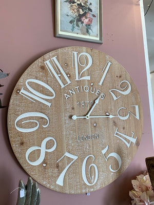 Wooden Wall Clock view 1