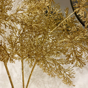 Glitzy Gold Foliage Stem view 2