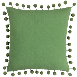 Velvet Pompom Cushion view 4