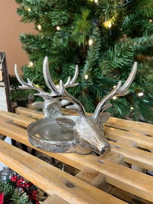 Double Headed Stag Candle Holder view 5