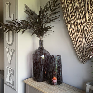 Black Dapple Bottle Vase view 4