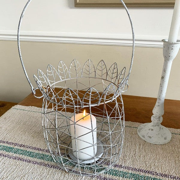Large Wire Candle Holder